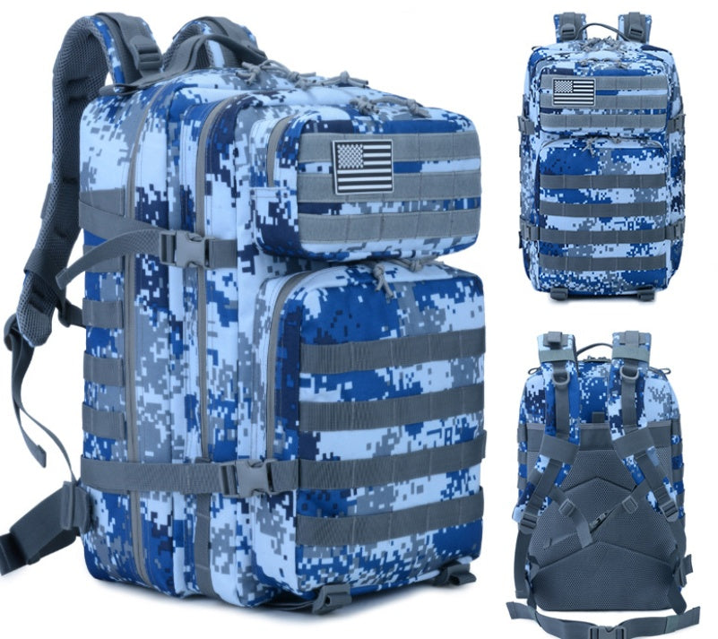 Outdoor Tactical Backpack – Army Style, Laptop Compartment, Ideal for Travel & Mountaineering