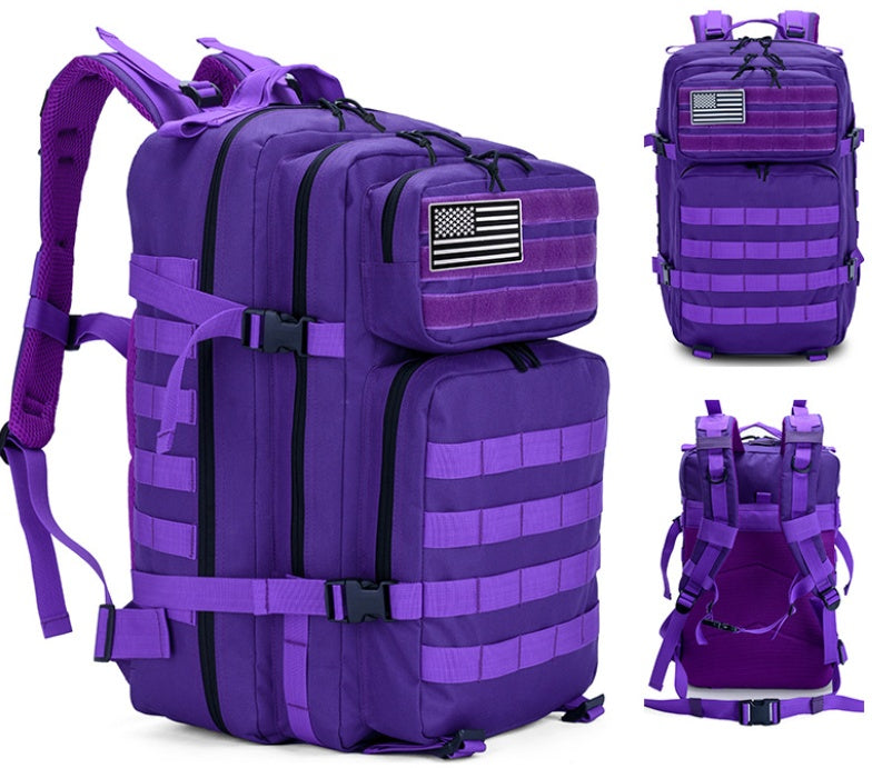 Outdoor Tactical Backpack – Army Style, Laptop Compartment, Ideal for Travel & Mountaineering