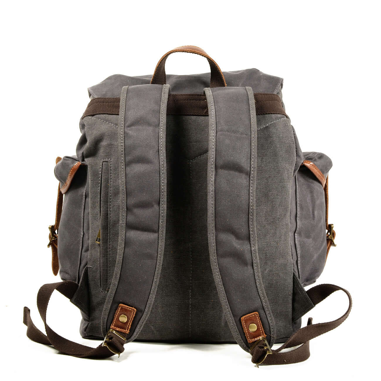 Western Cowboy Canvas Travel Backpack – Rugged Style with a Wild Twist