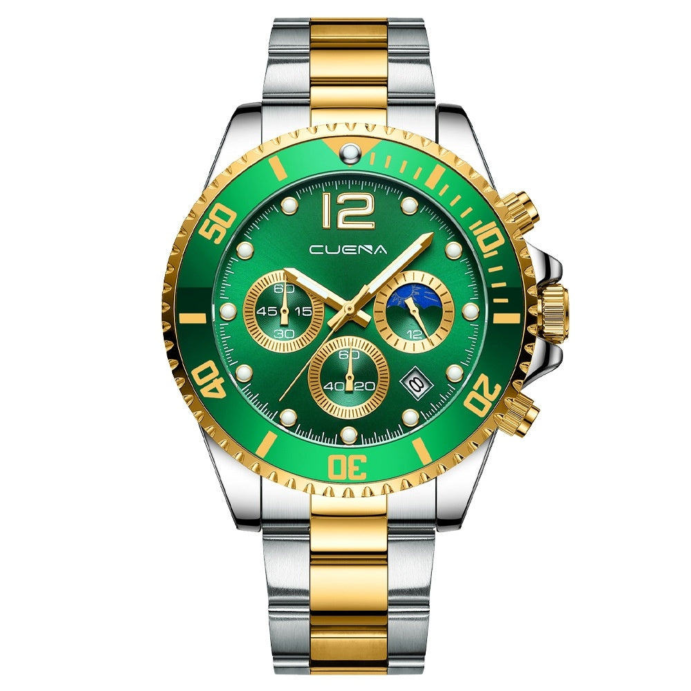 Men’s Casual Stainless Steel Watch – Sleek Design, Quartz Movement