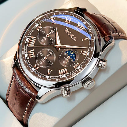 Men’s Quartz Sport Watch – Casual Belt, Durable Design, Daily Wear Timepiece