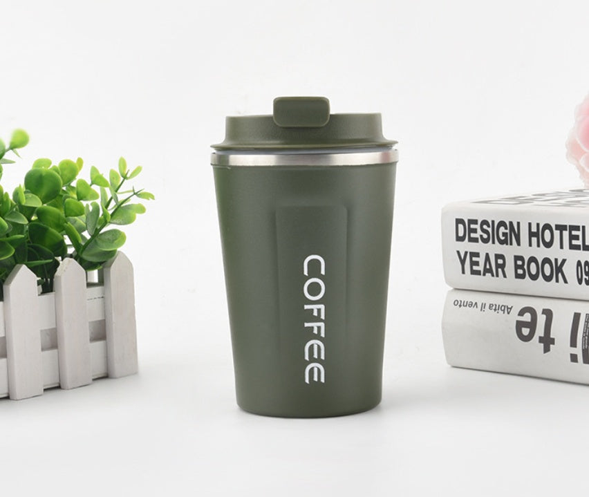 Vacuum Insulated Coffee Mug – For Car, Office & On-the-Go