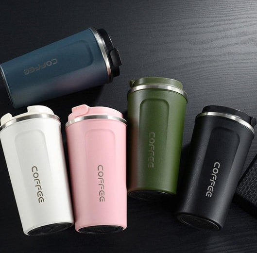 Vacuum Insulated Coffee Mug – For Car, Office & On-the-Go