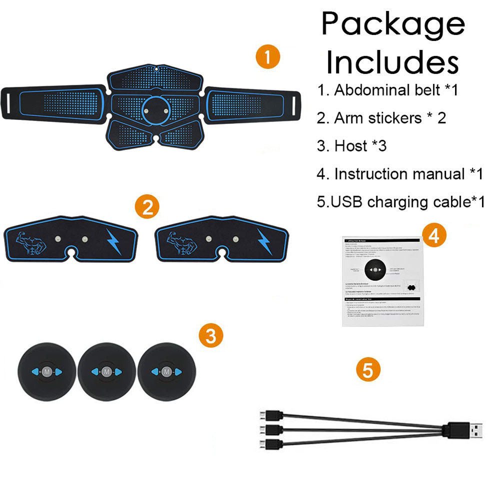 Dailymotive EMS Ab Trainer – Smart Muscle Stimulation Belt for Core & Fitness Training