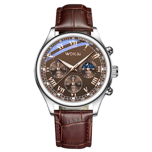 Men’s Quartz Sport Watch – Casual Belt, Durable Design, Daily Wear Timepiece