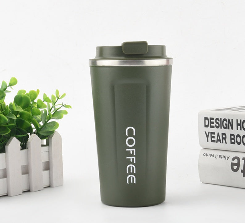 Vacuum Insulated Coffee Mug – For Car, Office & On-the-Go