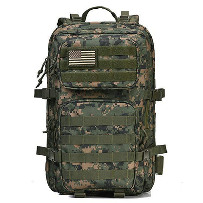 Outdoor Tactical Backpack – Army Style, Laptop Compartment, Ideal for Travel & Mountaineering