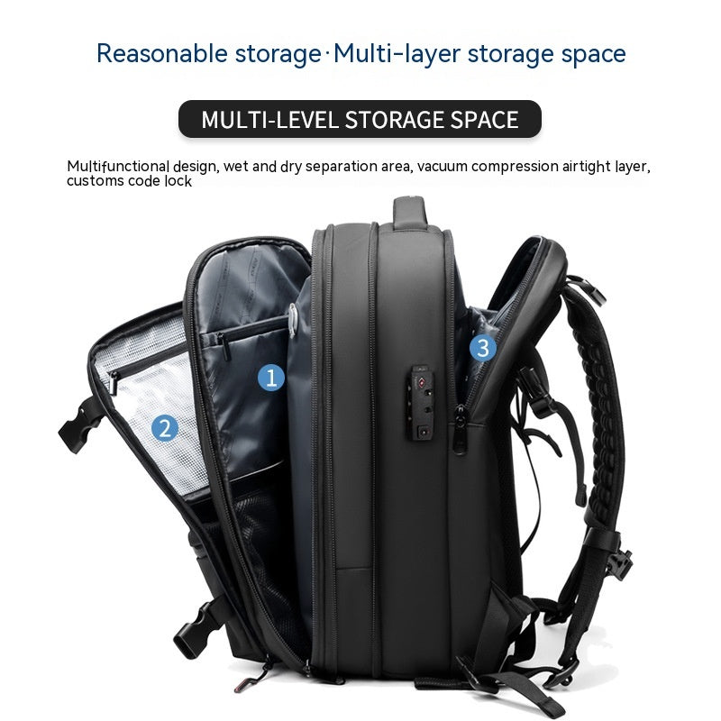 Dailymotive Smart Travel Backpack – Business & Laptop-Ready (15.6")