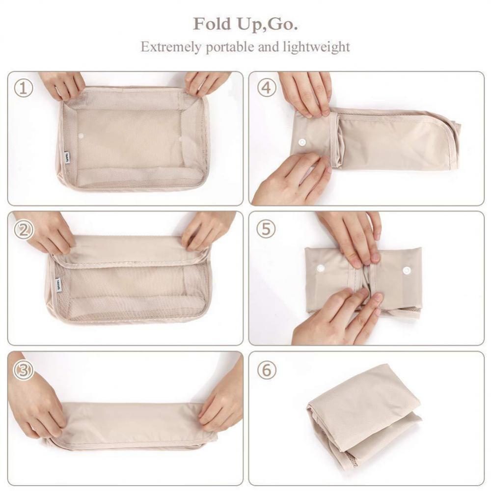 8-Piece Travel Luggage Organizer Set – Packing Cubes for Clothes, Shoes