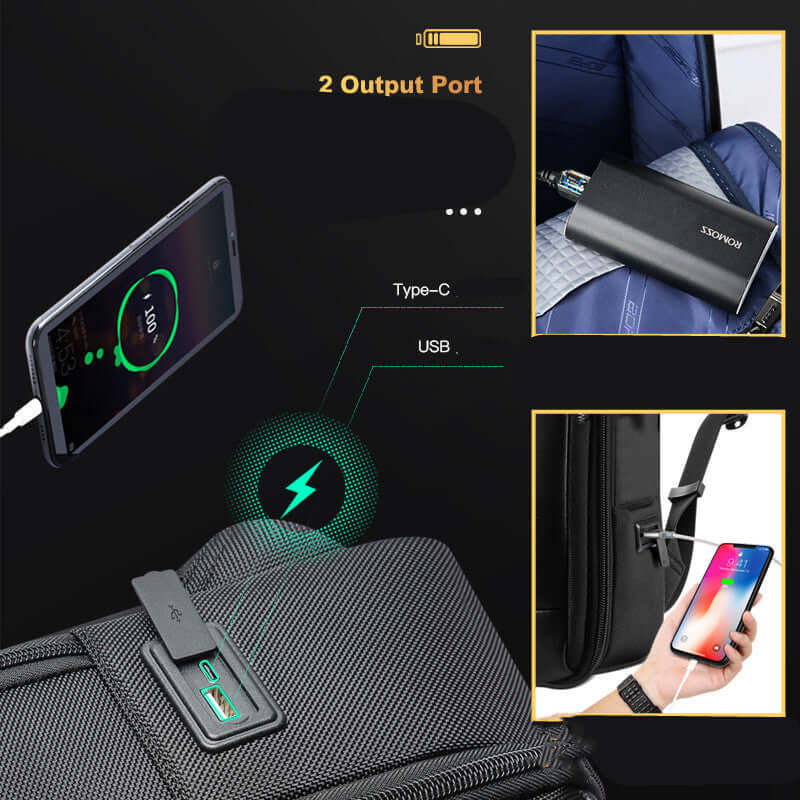 Business backpack multi-function anti-theft backpack men's computer backpack$69.95