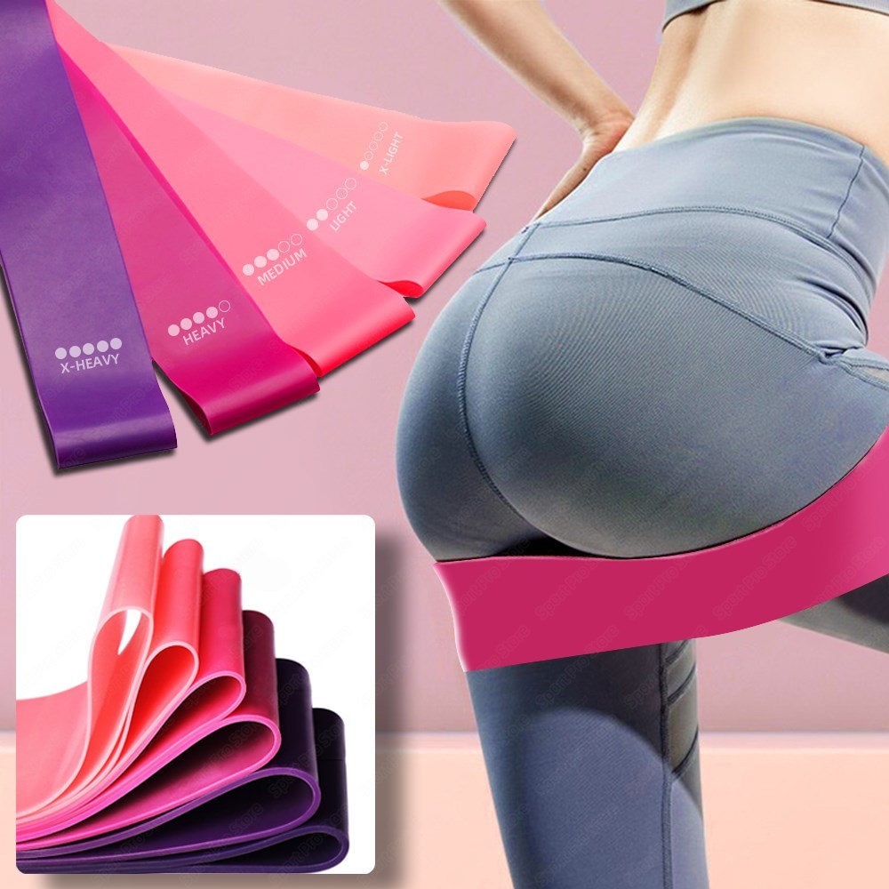 Dailymotive Resistance Bands Set 5 Adjustable Bands for Full Body Workout, Strength Training & Flexibility