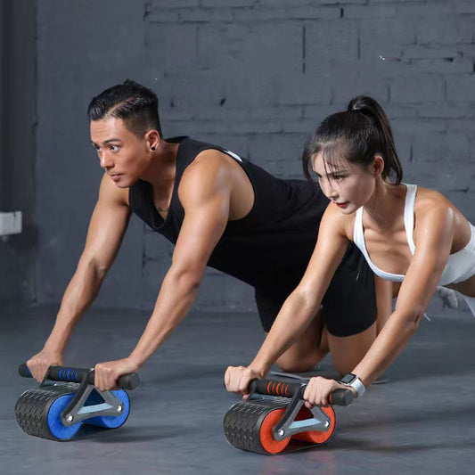 Automatic Rebound Ab Roller Wheel – Core & Waist Trainer for Home Gym