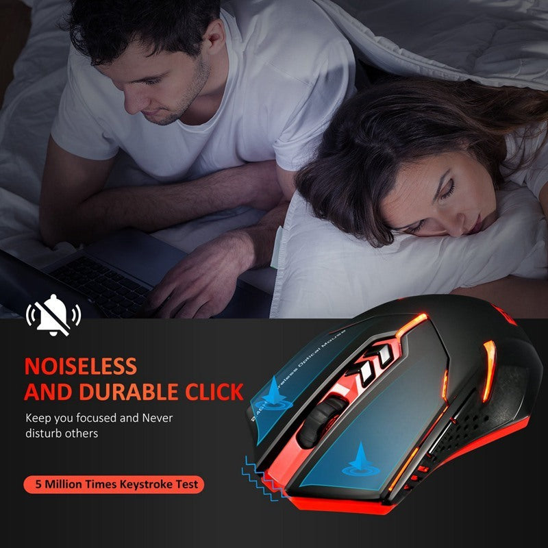 Power-Saving Silent Luminous Wireless Mouse$49.95