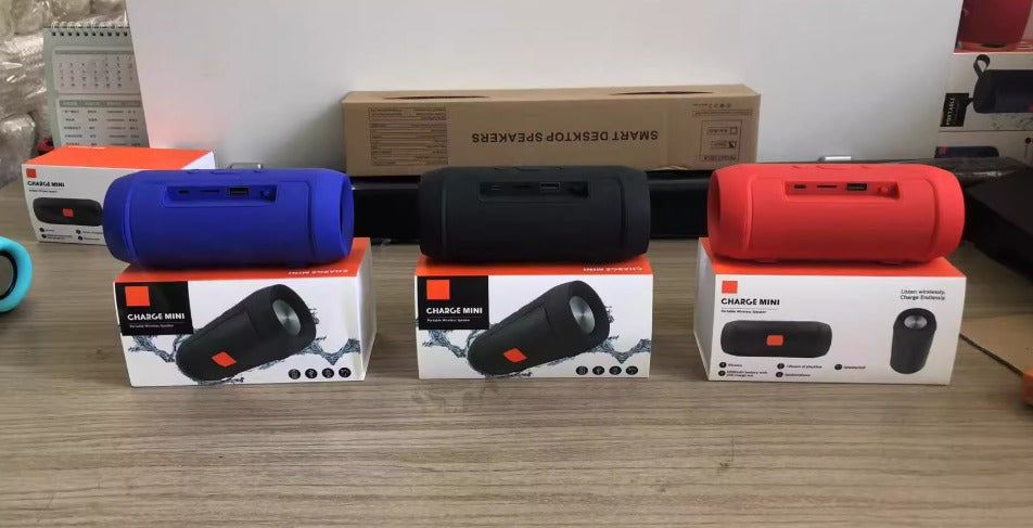 Wireless speaker blue- lifestyle tech product