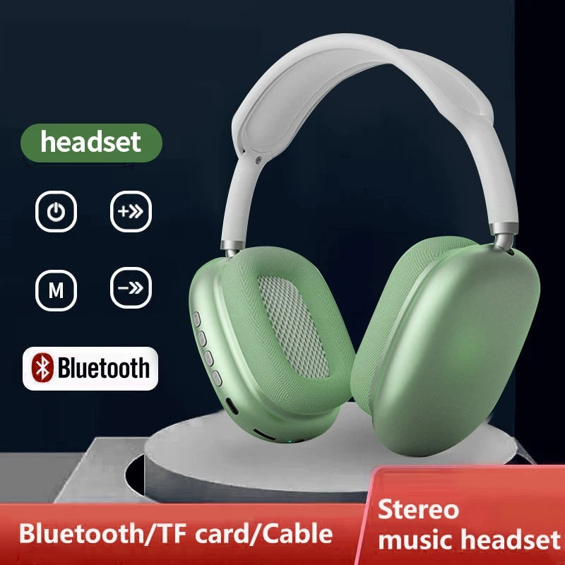 Wireless Bluetooth Headset With Mic Noise Cancelling Earbuds