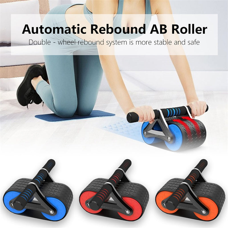 Automatic Rebound Ab Roller Wheel – Core & Waist Trainer for Home Gym