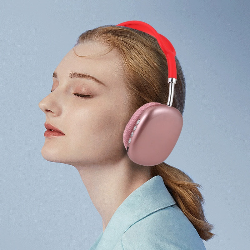 Wireless Bluetooth Headset With Mic Noise Cancelling Earbuds